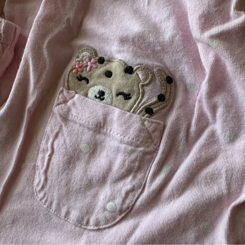EUC Carter’s 6pc Baby Girl Dress + Bloomer Bundle, Pastel Florals, 18 Months